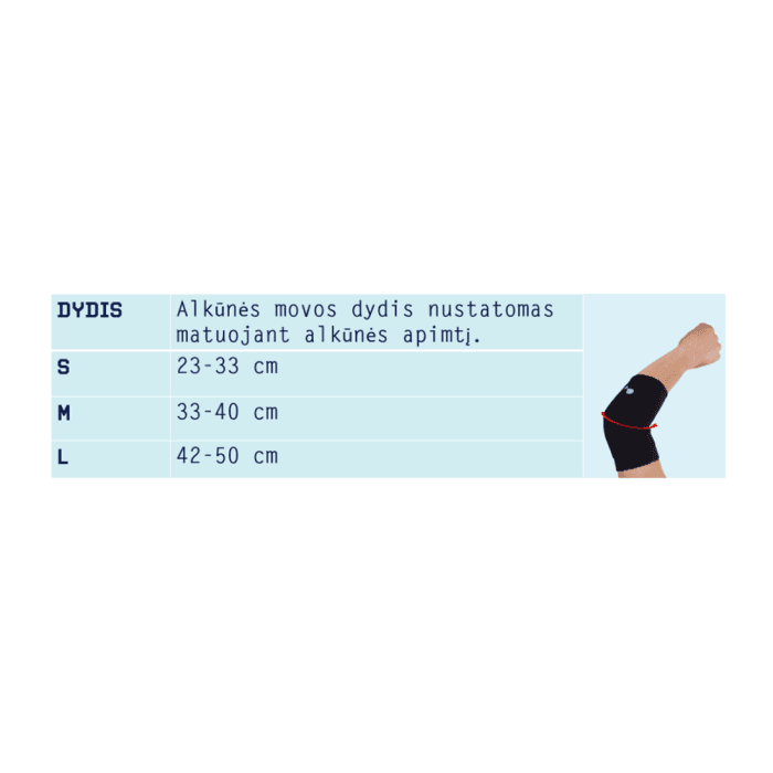 PULSAAR ACTIVE alkūnės mova, M dydis, 1 vnt.-3