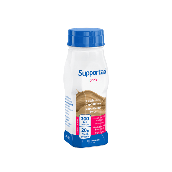 SUPPORTAN DRINK, nuo 3 m., kapučino skonio, 1,5 kcal / ml, 200 ml, 4 buteliukai-3