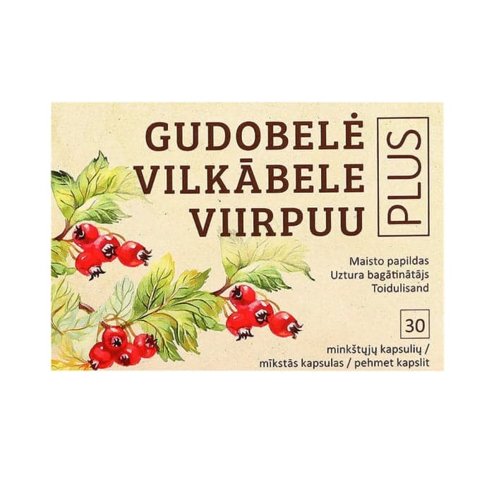 GUDOBELĖ PLUS, 30 minkštų kapsulių-2