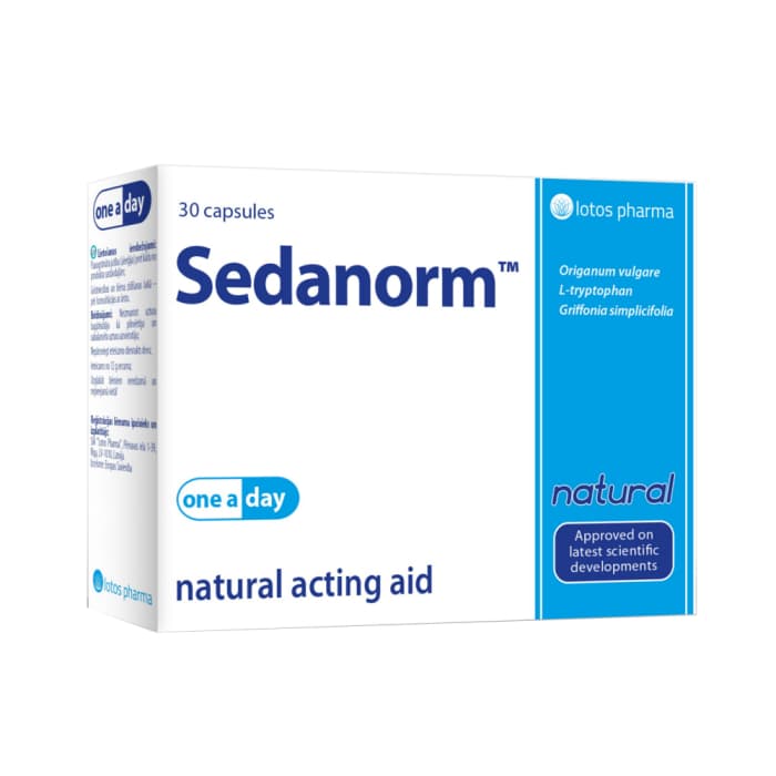 SEDANORM, 30 kapsulių
