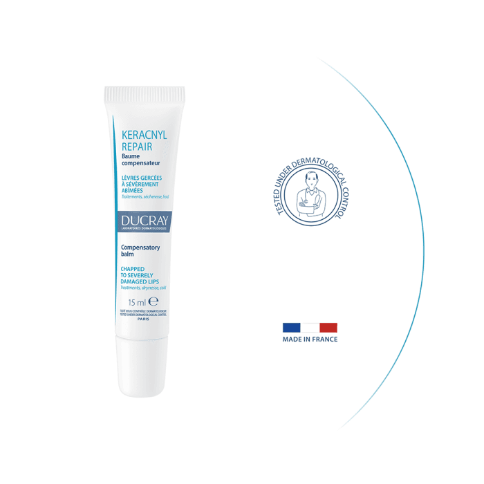 DUCRAY maitinamasis apsauginis lūpų balzamas KERACNYL, 15 ml-1