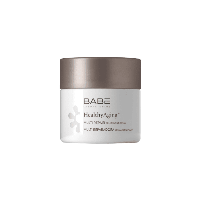 BABĒ daugiafunkcis stangrinamasis naktinis kremas HEALTHY AGING+, 50 ml