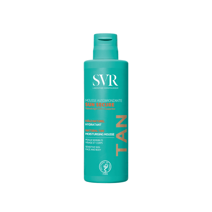 SVR savaiminio įdegio putos jautriai odai SUN SECURE MOUSE AUTOBRONZANTE, 150 ml