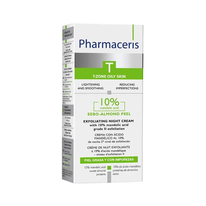 PHARMACERIS T naktinis kremas-šveitiklis SEBO ALMOND, 50 ml-2