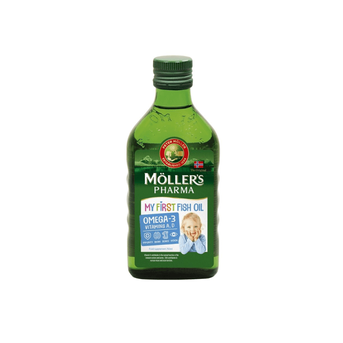 MOLLER'S žuvų taukai BABY, 250 ml