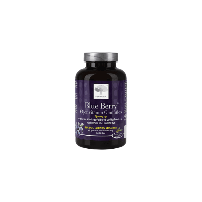 BLUE BERRY GUMMIES, 60 kramtomųjų guminukų
