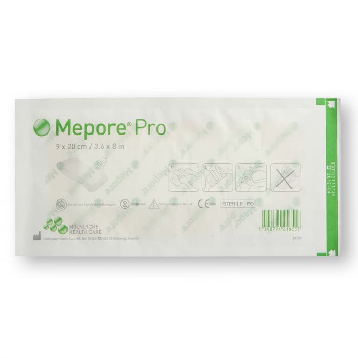 MEPORE PRO sterilus pleistras, 9 x 20 cm, 1 vnt.-3