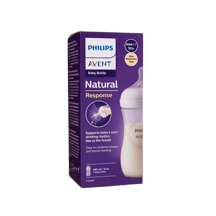 PHILIPS AVENT buteliukas NATURAL RESPONSE (1/693), nuo 1 mėn., 260 ml-2