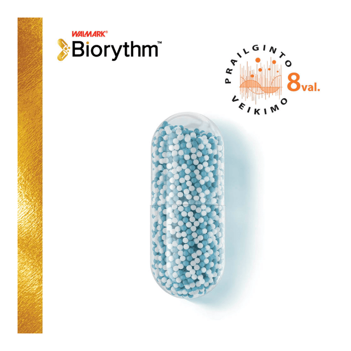BIORYTHM MAGNE B6 (prailginto veikimo Magnis su B6), 30 kapsulių-1