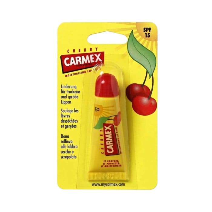 CARMEX lūpų balzamas TUBE CHERRY, SPF 15, bespalvis, 10 g-2