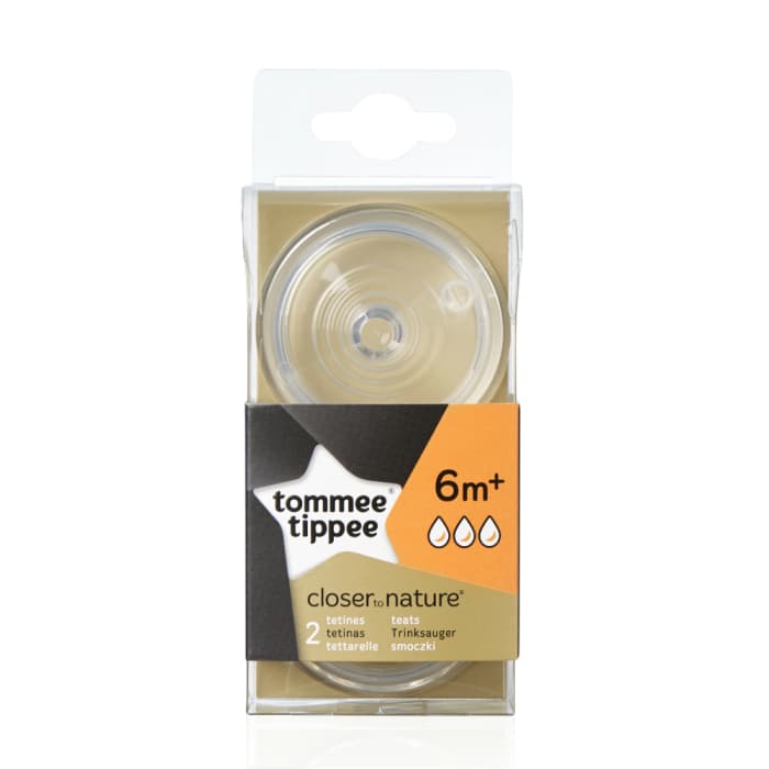 TOMMEE TIPPEE greitos srovės žindukas EASI-VENT, 2 vnt.