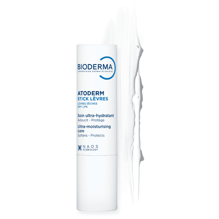 BIODERMA drėkinamasis lūpų pieštukas ATODERM, aviečių kvapo, 4 g-2
