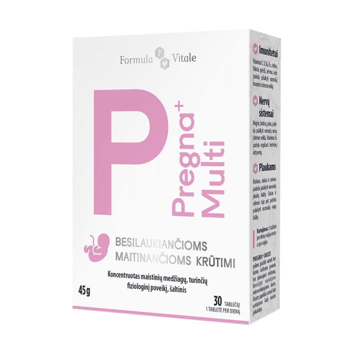 FORMULA VITALE PREGNA+ MULTI, 30 tablečių