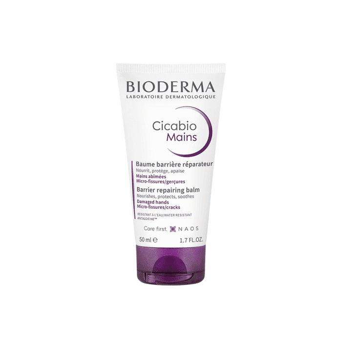 BIODERMA atkuriamasis rankų balzamas CICABIO MAINS, 50 ml