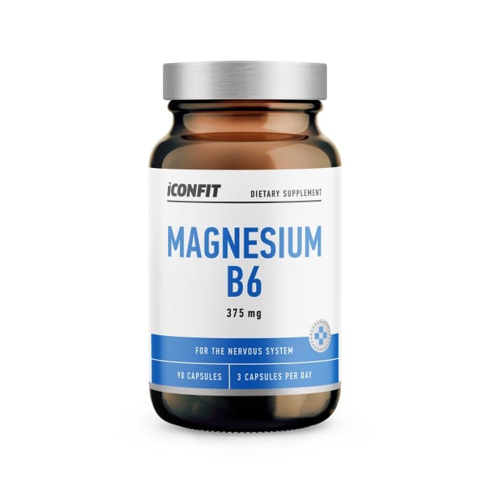 ICONFIT magnis su vitaminu B6, 375 MG, 90 kapsulių