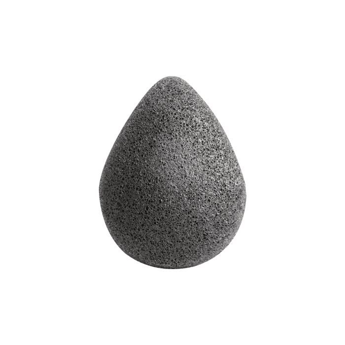PURABLE kempinėlė su anglimi veidui valyti KONJAC SPONGE CHARCOAL, 1 vnt.-1