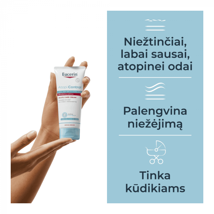 EUCERIN intensyvaus poveikio kremas ATOPICONTROL, nuo 3 mėn., 100 ml-2