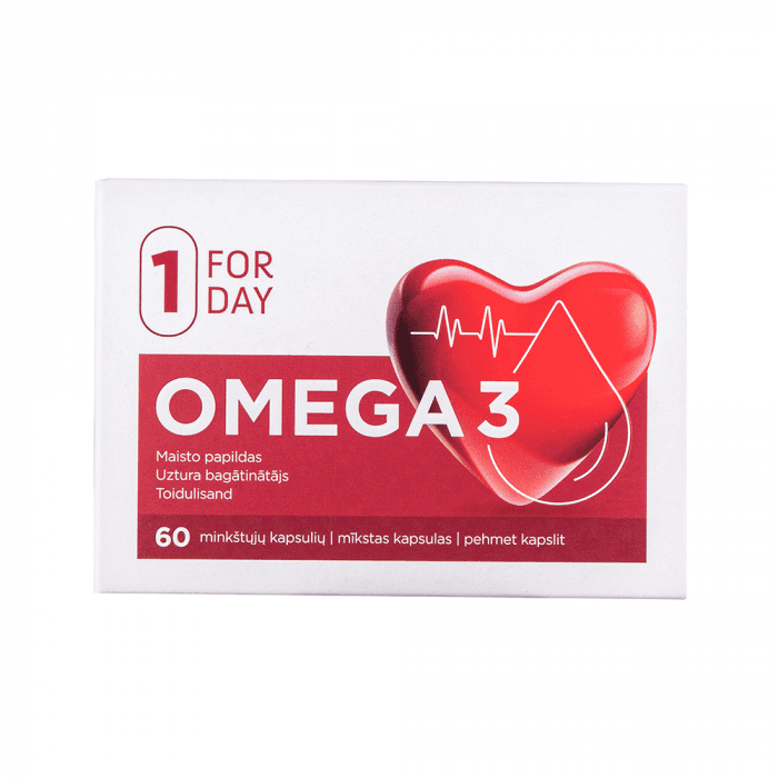 FORDAY OMEGA 3, 60 minkštų kapsulių-3