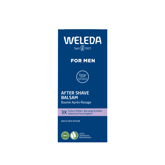 WELEDA drėkinamasis balzamas po skutimosi jautriai odai MEN, 100 ml-3