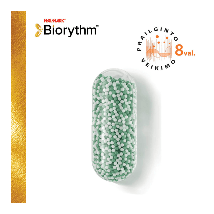 BIORYTHM SELENIUM (prailginto veikimo selenas), 100 µG, 30 kapsulių-2