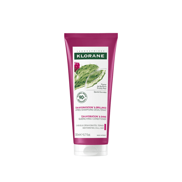 KLORANE 72 val. drėkinantis ir blizgesio suteikiantis apsauginis kondicionierius PRICKLY PEAR, 200 ml