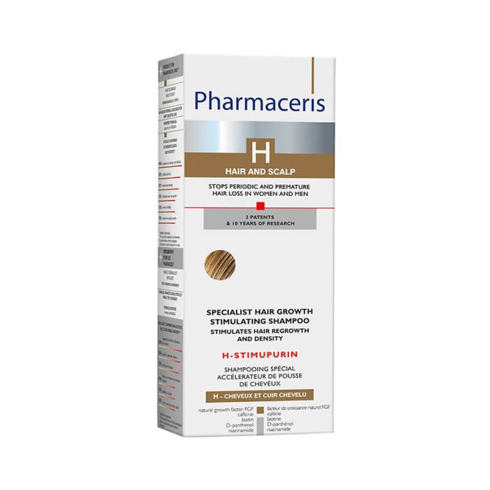 HARMACERIS H, STIMUPURIN šampūnas plaukams, linkusiems slinkti, 250 ml-2