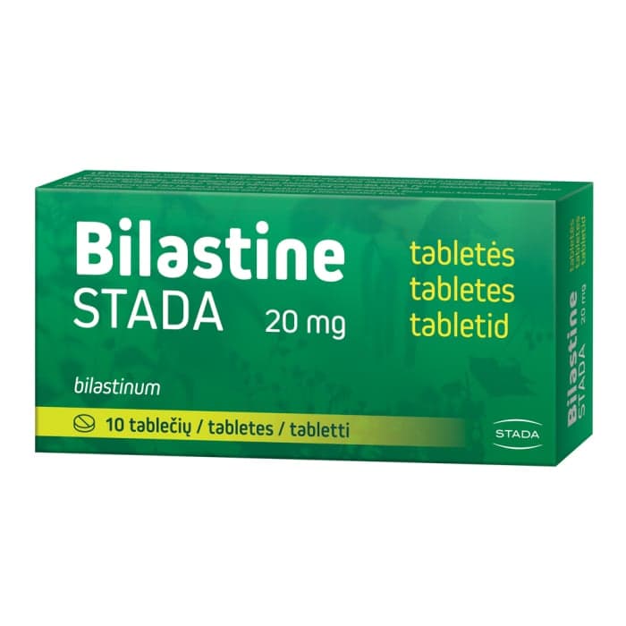 Bilastine STADA, Tabletės, N10