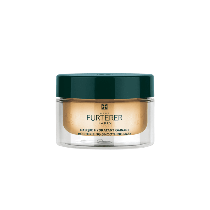 RENE FURTERER drėkinanti ir glotnumo suteikianti kaukė sausiems plaukams su taukmedžiu ir keramidais SUBLIME KARITE, 200 ml