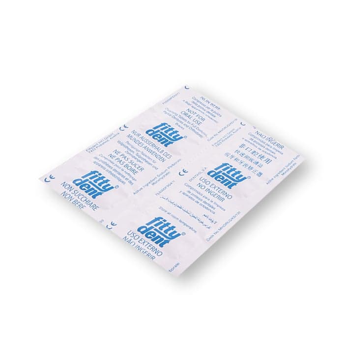 FITTYDENT dantų protezus valančios / dezinfekuojančios tabletės, 32 vnt.-2