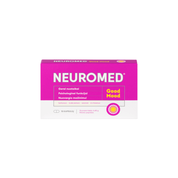 NEUROMED GOOD MOOD, nuo 12 m., 15 kapsulių-2