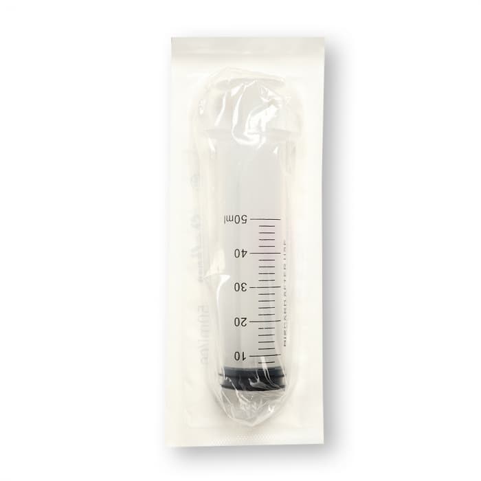 ZIBO vienkartinis 3 dalių švirkštas, 50 ml, 1 vnt.-2