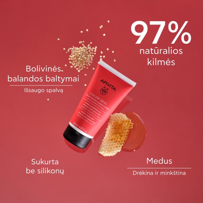 APIVITA kondicionierius dažytiems plaukams, 150 ml-3