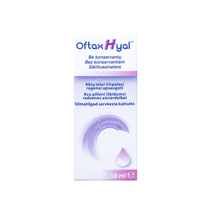 OFTAXHYAL akių lašai, 10 ml-2