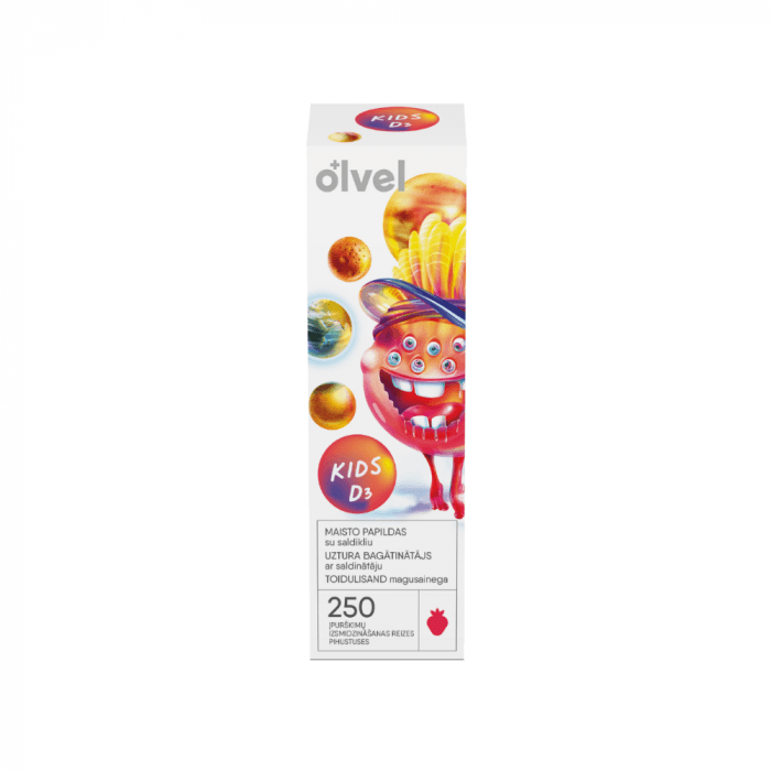 OLVEL VAIKAMS D3, žemuogių skonio, 25 ml-3