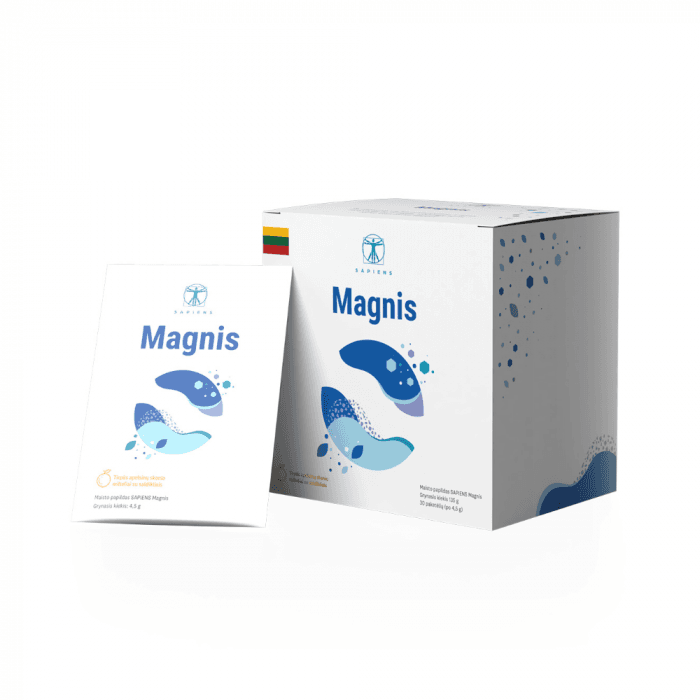SAPIENS MAGNIS, apelsinų skonio, 30 paketėlių