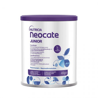 NEOCATE JUNIOR mišinys, neutralaus skonio, nuo 1 m., 400 g