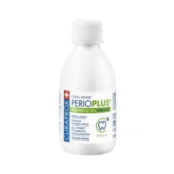 CURAPROX burnos skalavimo skystis su 0,12 % chlorheksidino PERIO PLUS+ PROTECT, 200 ml