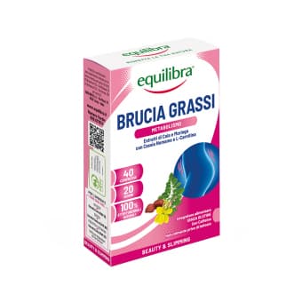 EQUILIBRA maisto papildas svorio kontrolei BRUCIA GRASSI, 40 tablečių