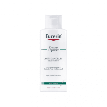 EUCERIN gelinis šampūnas nuo riebių pleiskanų DERMO CAPILLAIRE, 250 ml