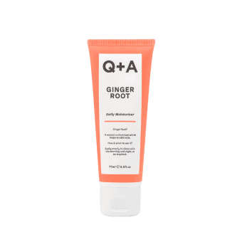 Q+A kasdieninis drėkinamasis kremas GINGER ROOT, 75 ml