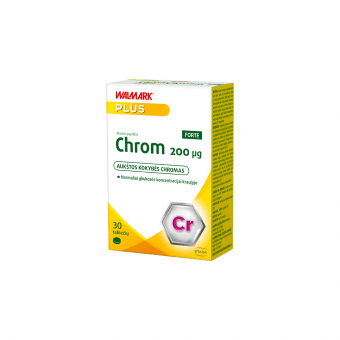WALMARK CHROM FORTE, 200 µg, 30 tablečių